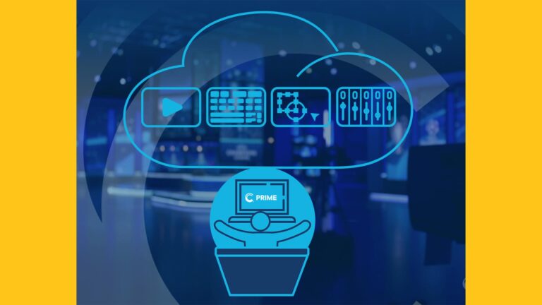 A diagram showing an all-in-one cloud production system