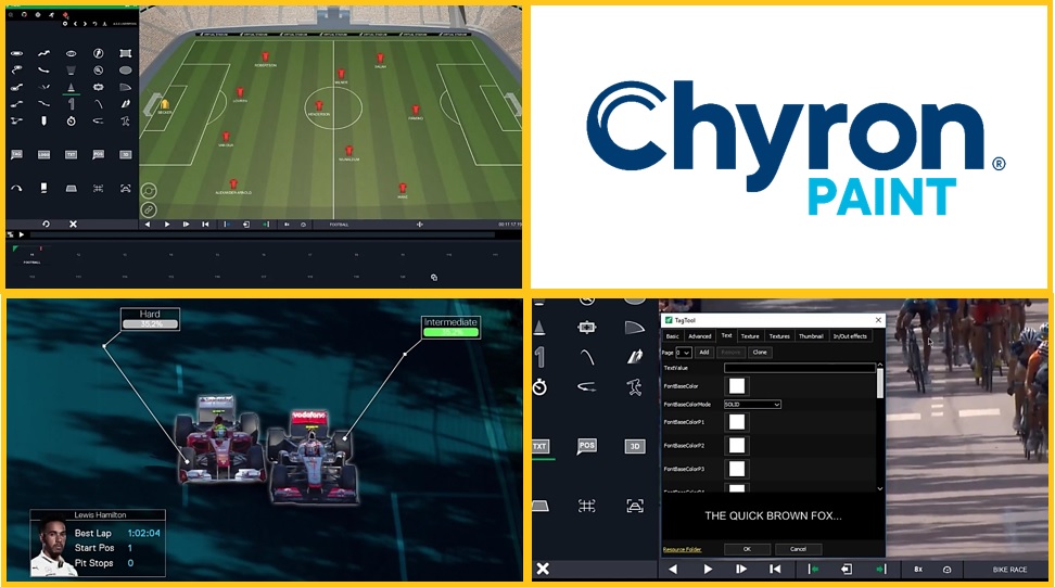The new telestration, illustrated replay, virtual lineups, play visualization, and user interface of PAINT 9.0