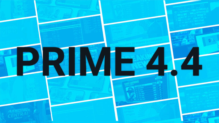 PRIME's latest release implements the latest NDI 5 protocol, ultra-fast hotkey graphics operation, asset editing improvements, and more!
