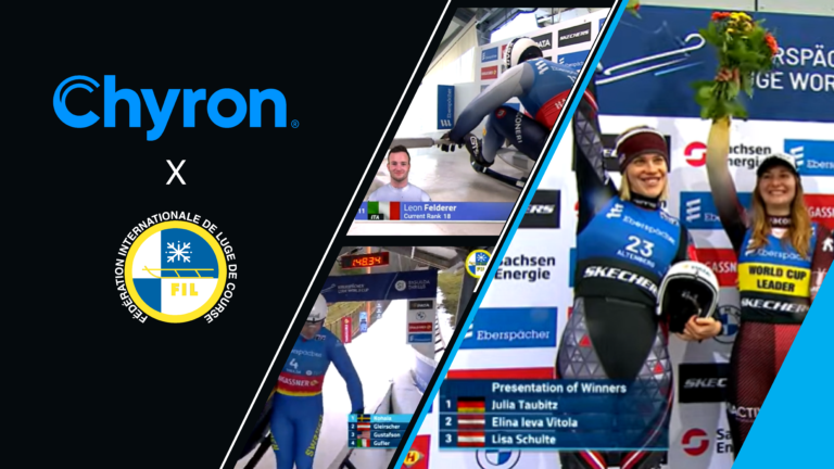The International Luge Federation Selects Chyron PRIME to Improve Fan Engagement